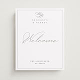 "Overlapping" - Welcome Signs in Cotton by Amy Kross - Front