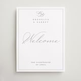 "Overlapping" - Welcome Signs in Cotton by Amy Kross - Front