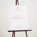 "Overlapping" - Welcome Signs in Cotton by Amy Kross - In Use