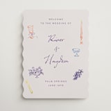 "tablescape drawing" - Welcome Signs in Hydrangea by Cass Loh - Front