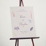 "tablescape drawing" - Welcome Signs in Hydrangea by Cass Loh - In Use