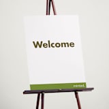 "Portrait Custom" - Welcome Signs in Charcoal by Minted Custom - In Use