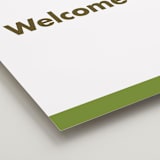 "Portrait Custom" - Welcome Signs in Charcoal by Minted - Detail