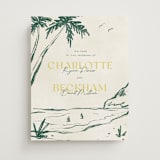 "Coastal Drift" - Welcome Signs in Caribbean Citrus by Pixel and Hank - Front