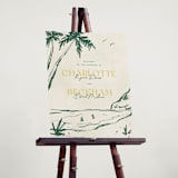 "Coastal Drift" - Welcome Signs in Caribbean Citrus by Pixel and Hank - In Use