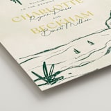 "Coastal Drift" - Welcome Signs in Caribbean Citrus by Pixel and Hank - Detail