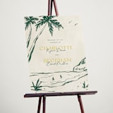 "Coastal Drift" - Welcome Signs in Caribbean Citrus by Pixel and Hank - In Use
