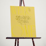 "Bloom" - Welcome Signs in Island Citrus by Morgan Kendall - In Use