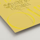 "Bloom" - Welcome Signs in Island Citrus by Morgan Kendall - Detail