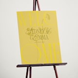 "Bloom" - Welcome Signs in Island Citrus by Morgan Kendall - In Use