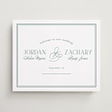 "Fresh Classic" - Welcome Signs in Emerald by letterfix - Front