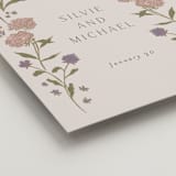 "Parisian Garden" - Welcome Signs in Petal by Nicoletta Savod - Detail