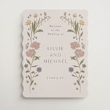 "Parisian Garden" - Welcome Signs in Petal by Nicoletta Savod - Front