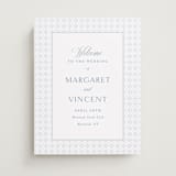 "Coastal Charm" - Welcome Signs in Dusty Blue by Jennifer Postorino - Front