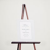 "Coastal Charm" - Welcome Signs in Dusty Blue by Jennifer Postorino - In Use