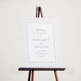 "Coastal Charm" - Welcome Signs in Dusty Blue by Jennifer Postorino - In Use