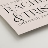 "Debonair" - Welcome Signs in Cream by jomolo - Detail