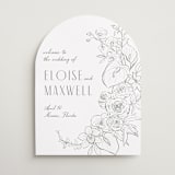"Orchid Frame" - Welcome Signs in Snow by Kristen Smith - Front