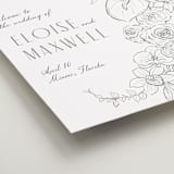 "Orchid Frame" - Welcome Signs in Snow by Kristen Smith - Detail