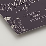 "Botanical Garden" - Welcome Signs in Lavender by Sherley Ferreira - Detail