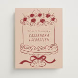"Cherry on Top" - Welcome Signs in Cordial by Jamie Alexander - Front