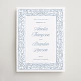 "Ornate Doodle" - Welcome Signs in Wave by Jenny Millington - Front