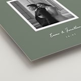 "Vintage Simplicity" - Welcome Signs in Jade by Emily Sabol Goss - Detail