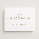 "Luxury" - Welcome Signs in Butterscotch by Huefete - Front