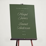 "Southern Formal" - Welcome Signs in Sage by Kat Roberts - In Use