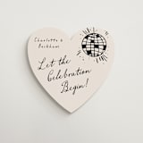 "Disco Direction" - Welcome Signs in Cream by Pixel and Hank - Front