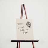 "Disco Direction" - Welcome Signs in Cream by Pixel and Hank - In Use