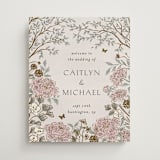 "dancing in the garden" - Welcome Signs in Blush Meadow by Grae - Front