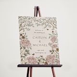 "dancing in the garden" - Welcome Signs in Blush Meadow by Grae - In Use
