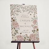 "dancing in the garden" - Welcome Signs in Blush Meadow by Grae - In Use