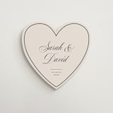 "modern heart" - Welcome Signs in Caviar by Christy Hy Lee - Front
