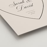 "modern heart" - Welcome Signs in Caviar by Christy Hy Lee - Detail