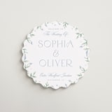"Wisteria" - Welcome Signs in Periwinkle by Kristen Smith - Front
