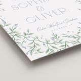 "Wisteria" - Welcome Signs in Periwinkle by Kristen Smith - Detail