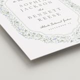 "Delicate Vines" - Welcome Signs in Periwinkle by Kristen Smith - Detail