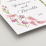 "Barolo" - Welcome Signs in Dusty Rose by Pati Cascino - Detail