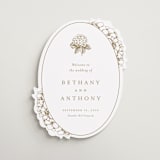 "Hydrangea bloom" - Welcome Signs in Cotton by Stacey Meacham - Front