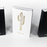 "Saguaro Cactus Matchbox, Copper on Black" - Matchbooks and Matches in black by Jessica Cunningham