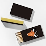 "Color Pop Taurus Matchboxes, Pack of 4" - Matchbooks and Matches in natural by ForYourParty