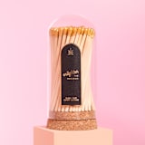 "Gold Wooden Long Tip Matches in Corked Glass Dome" - Matchbooks and Matches in multicolorassorted-colors by Summer Hedglin