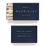 "Custom Minimalist Matchboxes, Set of 50" - Matchbooks and Matches in pink by Tea and Becky