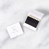"Classic Mr and Mrs Matchbooks, pack of 8" - Matchbooks and Matches in white by ForYourParty