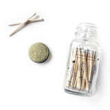 "Wildflower Jar Matches" - Matchbooks and Matches in yellow by Jessica Cunningham