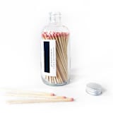 "4" Blush Pink Candle Match Jar | Classic Interior Decor" - Matchbooks and Matches in pink by Jessica Cunningham