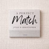 "Custom Perfect Match Matchbook (Set of 50)" - Matchbooks and Matches in beige by Papel Custom Design