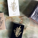 "Thyme Matchbox, Gold on Black" - Matchbooks and Matches in black by Jessica Cunningham